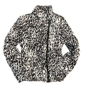 New Small Marc New York Andrew Marc Performance Ouilted Leopard Puffer Jacket